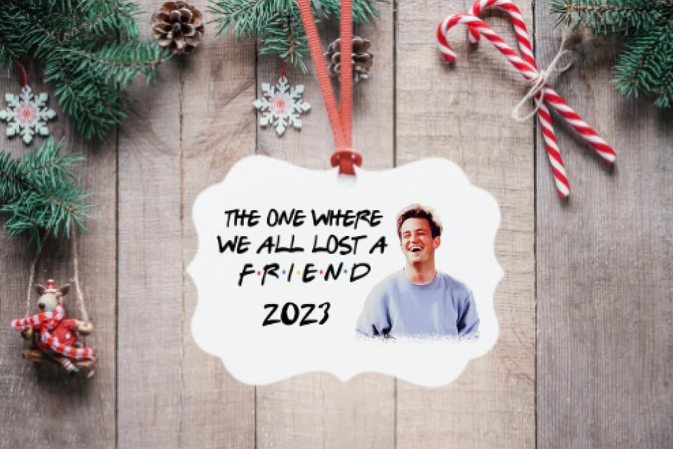 Matthew Perry FRIENDS Memorial Ornament