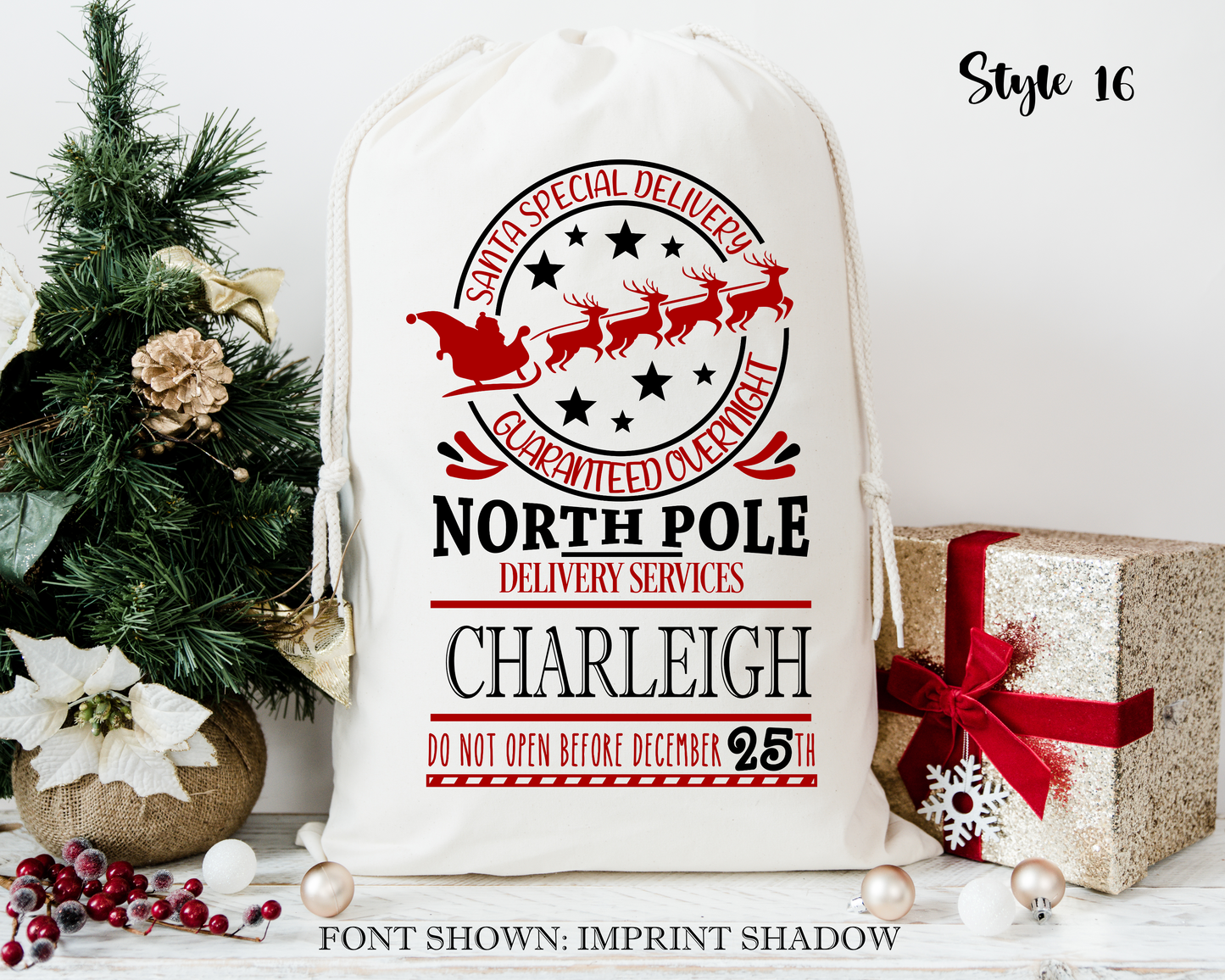 Personalized Santa Sacks