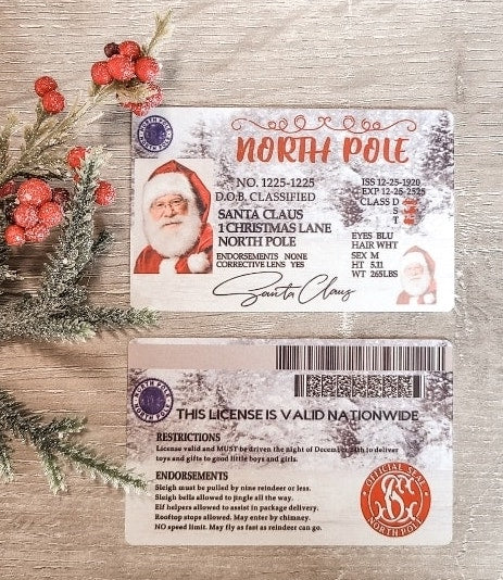 Magical Santa License (free shipping!)