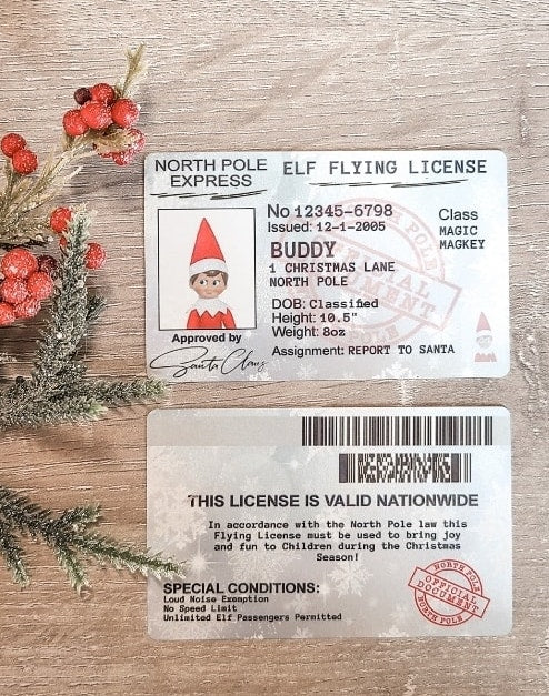 Magical Elf License (free shipping!)