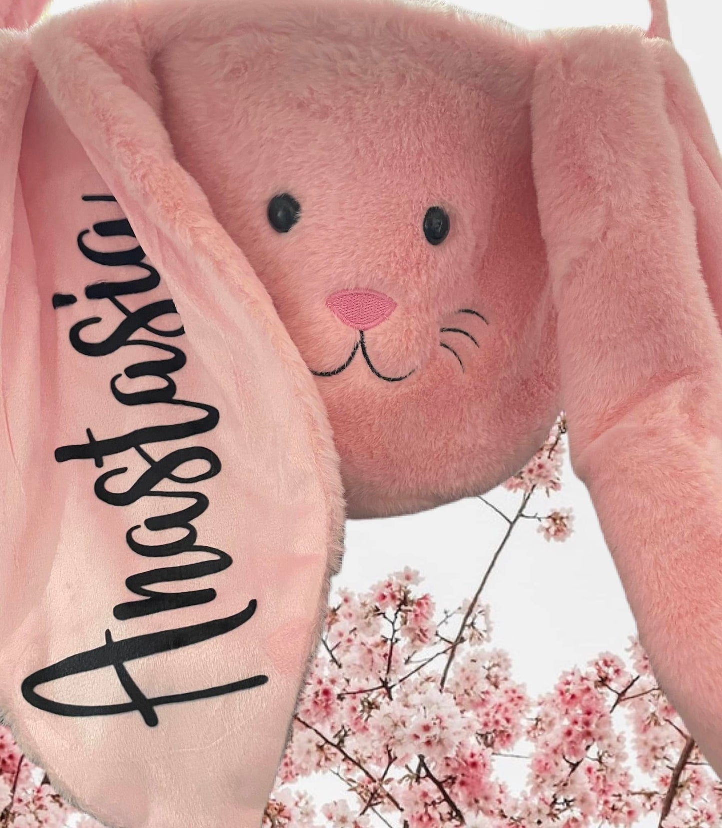 Personalized Plush Easter Bunny Baskets
