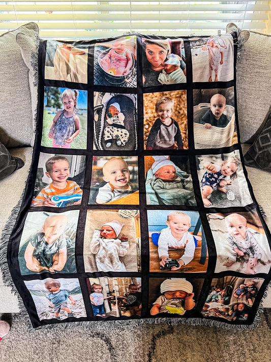 Personalized Photo Blanket Gift