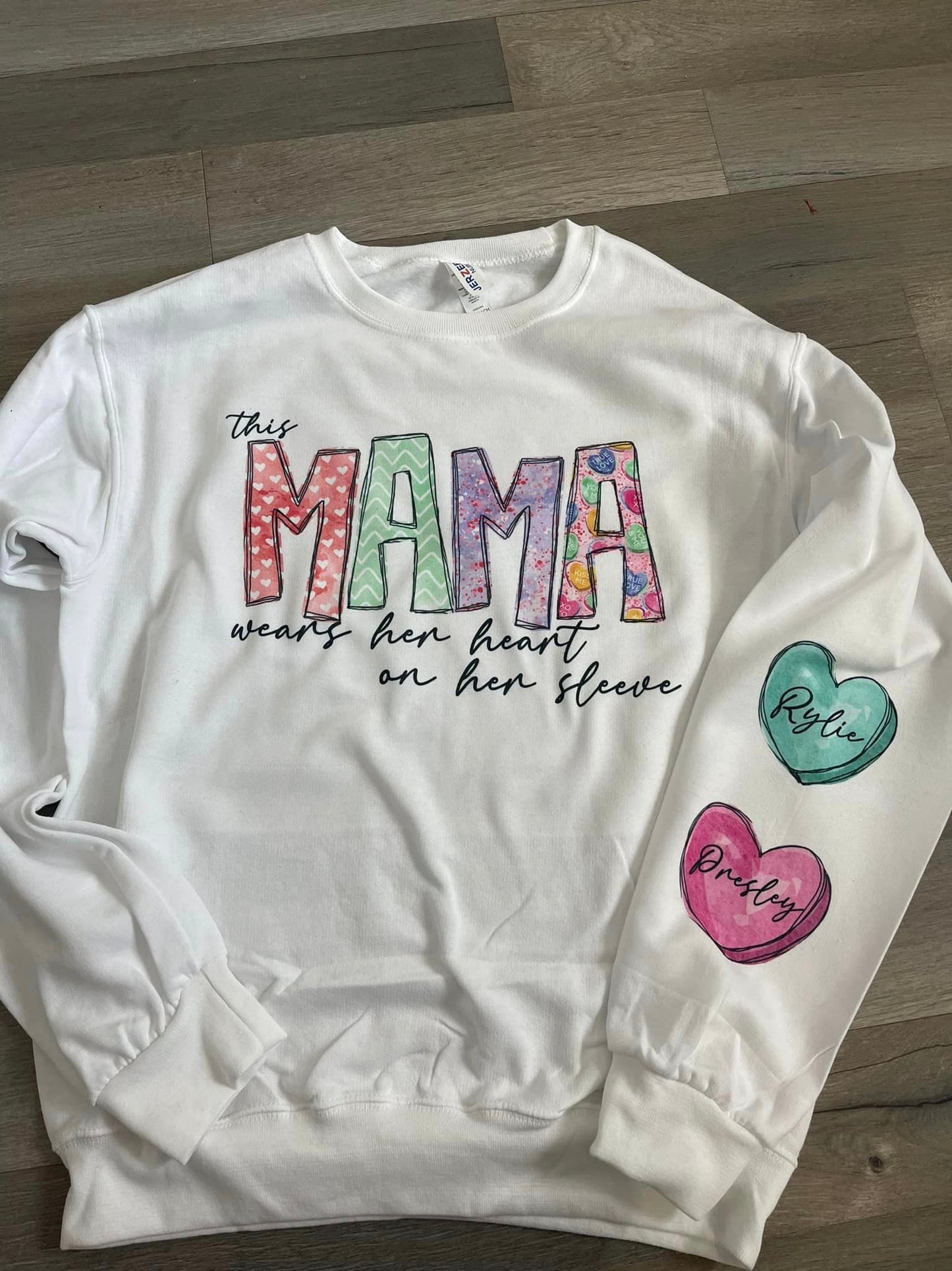 Personalized Valentines Sweatshirt