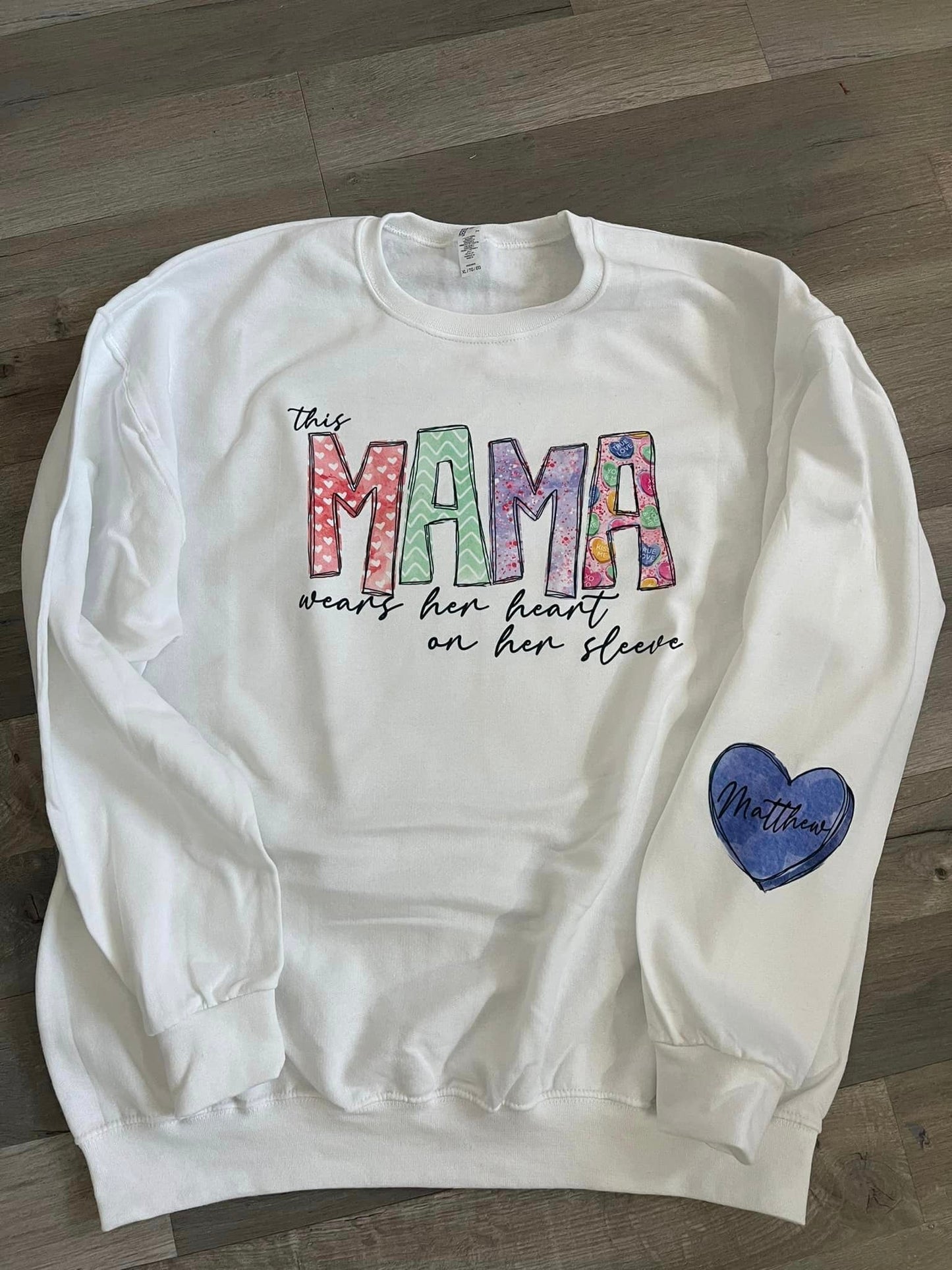 Personalized Valentines Sweatshirt
